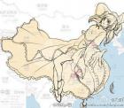 中国美少女地图（配诗）