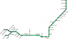 coreldraw画的上海地铁10号线（红色站点是事故发生站点）