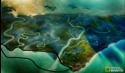 河流地貌的发育素材：飞越海湾之河流地貌(图片摘自国家地理)