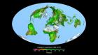 This image shows the change in leaf area across the globe from 1982-2015