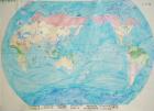 学生作品之世界气候类型分布模式图